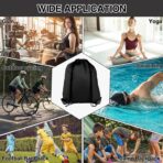 Drawstring Backpack 6 Colors Drawstring Bags, Draw String Back Bag Drawstring Bags Bulk for Sports, Gym, Travel, Swimming, Beach (6 PACK) - Image 8
