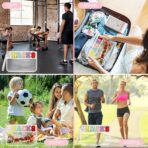 Clear Snack Bag for Travel, Chenille Letter Clear Zipper Snacks Pouch Nylon Cosmetic Bag Makeup Travel Bag for Women - Image 7