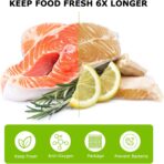 Bonsenkitchen Precut Vacuum Bags 100 Quart 8" x 12", BPA Free, Commercial Grade Textured Food Sealer Bag, Thick Embossed Bags for Storage and Sous Vide Cooking VB3205 - Image 7