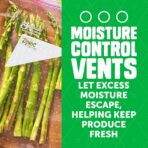 Ziploc Food Storage Produce Bags, Seal Top to Keep and Control Moisture, 50 Bags Total - Image 3