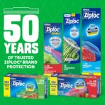Ziploc Food Storage Produce Bags, Seal Top to Keep and Control Moisture, 50 Bags Total - Image 8