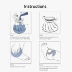 BICAREE Ice Pack for Injuries Reusable, Ice Bags Hot Water Bag for Hot & Cold Therapy and Pain Relief with Cover, No-Leak Elastic Breathable Ice Bag, Size 9" - Image 5