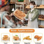 Bread Bags, 30 Pack Plastic Bread Bags with Ties for Homemade Bread, Clear Bagel Sandwich Bags, Bread Loaf Bags for Bakery Owners Use - Image 7