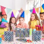 FunnyPars 50 Pcs Iridescent Checkered Race Car Party Favor Bags, Plastic Black and Iridescent Car Goodie Treat Bags, Racecar Laser Plaid Gift Bags for Kids Fast Race Car Birthday Party Decorations - Image 8