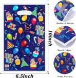 PACKSISTER Durable Plastic Goodie Party Favor Bags with Handles for Birthday, Loot Treat for Return Gifts(20Pcs) - Image 3