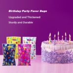 PACKSISTER Durable Plastic Goodie Party Favor Bags with Handles for Birthday, Loot Treat for Return Gifts(20Pcs) - Image 7