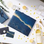 STYPOP 13" Large Gift Bags with Tissue Paper, 2 Pack Reusable Non-woven Happy Birthday Gift Bag with Handles, Perfect Gifts for Men & Women (Black, Blue). - Image 4