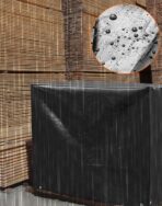 QWORK Pallet Cover, 2 Pack Heavy Duty Outdoor PE Waterproof Pallet Cover, 12 Mil Thick, 4 Ft. x 5 Ft. x 4 Ft, Perforated Roll, Protects Pallets, AC Units, Generators, Patio Furniture, Black - Image 5