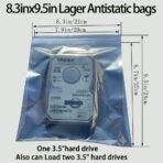 Antistatic Bags - 40pcs Mixed Sizes ESD Shielding Bags for Hard Drive HDD & Varieties of Electronic Devices - Image 6