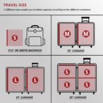 Travel Vacuum Bags for Clothing with Rechargeable Electric Pump, Compression Packing Cubes Organizer Storage for Luggage Suitcase, Space Saver Seal Bags for Vacation Cruise, 18 Combo - Image 4