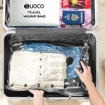Travel Vacuum Bags for Clothing with Rechargeable Electric Pump, Compression Packing Cubes Organizer Storage for Luggage Suitcase, Space Saver Seal Bags for Vacation Cruise, 18 Combo - Image 6