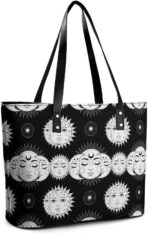 Large Leather Handbag Big Shoulder Commuter Bag Waterproof Shoulder Bucket Bag - Image 6