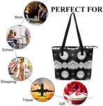 Large Leather Handbag Big Shoulder Commuter Bag Waterproof Shoulder Bucket Bag - Image 7