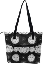 Large Leather Handbag Big Shoulder Commuter Bag Waterproof Shoulder Bucket Bag - Image 9