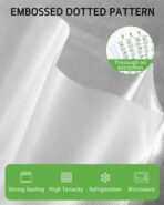 Syntus 11" x 150' Vacuum Sealer Bags for Food with Cutter, Vacuum Sealer Bags Roll Keeper BPA-free Heavy-duty Commercial Grade for Food Storage, Meal Prep and Sous Vide - Image 5