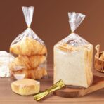 vivinin 70 Pack Bread Bags & 100 Pack Ties, 8" x 4" x 18" Clear Bread Bags for Homemade Bread, Reusable Plastic Bread Storage Bags for Bakers, Bakery Owners - Image 6