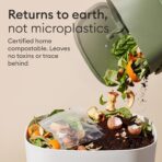 Vove Compostable Quart Bags 30 Ct – PFAS-Free, BPI Certified, Freezer Safe with Airtight Seal for Leftovers & Meal Prep, Plant-Based - Image 4