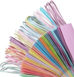 Mr. Pen- Paper Gift Bags with Handles, 32 Pack, 8.3" x 5.9" x 3.1", 16 Pastel Colors, Small Gift Bags with Handles, Party Favor Bag, Christmas Gift Bag - Image 9