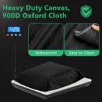 Zipper Pallet Cover,KY-HUAEN 900D Heavy Duty Pallet Covers Fits Large Pallets Up to 49.2" x 41.33" x 49.21" |Waterproof,Rip-Proof, Fade Resistant, With Fixed Rope (49.2" x 41.33" x 49.21") - Image 5