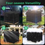 Zipper Pallet Cover,KY-HUAEN 900D Heavy Duty Pallet Covers Fits Large Pallets Up to 49.2" x 41.33" x 49.21" |Waterproof,Rip-Proof, Fade Resistant, With Fixed Rope (49.2" x 41.33" x 49.21") - Image 8