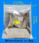 30pcs Anti Static Resealable Large Size Bags 11x13in/28x33cm ESD Bag for Motherboard HDD and Electronic Device,Antistatic Bags for Graphics Card (30pcs 11x13/28x33cm) - Image 3