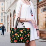 Women's Soft Leather Handbag Fashion Tote Bag Big Commuter Bag With Zipper - Image 3