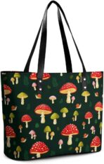 Women's Soft Leather Handbag Fashion Tote Bag Big Commuter Bag With Zipper - Image 6