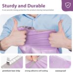 Fuxury Poly Mailers 12x15.5Inch 50 Pcs, Waterproof Shipping Bags for Clothing, Strong Adhesive Heavy Duty Shipping Mailing Envelopes, Self Seal Mailers Poly Bags for Business,Light Purple - Image 5