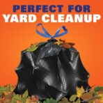Hefty Ultra Strong Lawn & Leaf Trash Bags, Unscented, 39 Gallon, 16 Count - Image 4