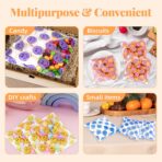 200 Pack Goodie Bags Sealable Treat Bags – 6x6 Inch Plastic Gift Bags, Resealable Party Favor Bags with Happy Face Print for Candy, Snacks, Gifts, Events & Celebrations - Image 7