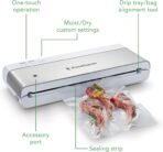 FoodSaver Compact Vacuum Sealer Machine with Airtight Bags and Roll - Ideal for Sous Vide and Airtight Food Storage, White - Image 4