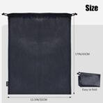 Gloppie Shoe Bags for Travel, Shoe Storage Bag with Drawstring, Packing Organizer for Sneakers, Gym, Luggage, Closet, Weekender Overnight Travel Essentials - Image 10