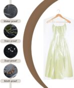 10 Pcs Garment Bags 60 x 120 cm Plastic Garment Bags Dry Cleaner Bags Plastic Clear Garment Bags For Hanging Clothes Garment Covers for Dry Cleanerhome Storage Travel - Image 4