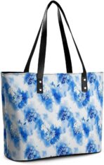 Women's Soft Leather Handbag Fashion Tote Bag Big Commuter Bag With Zipper - Image 6