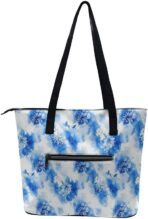 Women's Soft Leather Handbag Fashion Tote Bag Big Commuter Bag With Zipper - Image 9