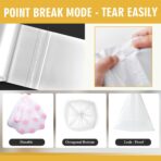 105 Count Small Trash Bags, 4 Gallon Garbage Can Liners - Unscented Wastebasket Trash Bags for Bathroom, Kitchen, Bedroom, Cleaning Supplies (15 Liter) - Image 4