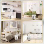 105 Count Small Trash Bags, 4 Gallon Garbage Can Liners - Unscented Wastebasket Trash Bags for Bathroom, Kitchen, Bedroom, Cleaning Supplies (15 Liter) - Image 6