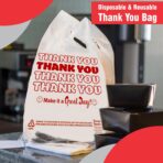 Thank You Bags - Case of 1,000ct (11.5" x 6.25" x 21")-.6mil - Image 6