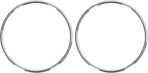 CYSFETENA 2Pcs Metal Bag Handles, 3.93in Dia. Round Purse Handles Loop Rings for Bag Making Luggage Hardware Accessories - Image 8