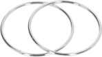 CYSFETENA 2Pcs Metal Bag Handles, 3.93in Dia. Round Purse Handles Loop Rings for Bag Making Luggage Hardware Accessories - Image 9