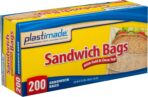 Sandwich Bags With Fold & Close Top (6.5 in X 5.5) in 200 Count Pack of 4 - Image 5