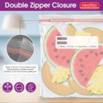 Neaties 2 Gallon Resealable Bags – XL Heavy Duty Freezer Bags with Dual Zipper – 13x16" Extra Large with Writable Space for Kitchen or Home Storage – BPA-Free Food Grade Plastic – 100 Pack - Image 3