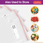 Neaties 2 Gallon Resealable Bags – XL Heavy Duty Freezer Bags with Dual Zipper – 13x16" Extra Large with Writable Space for Kitchen or Home Storage – BPA-Free Food Grade Plastic – 100 Pack - Image 6