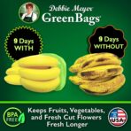 Debbie Meyer, GreenBags 20-Pack (8M, 8L, 4XL) | Reusable Storage Bags Keeps Fruit, Vegetables, Produce, Cut Flowers Fresh Longer, Kitchen & Fridge Preservation Solution, BPA Free, Made in the USA - Image 5
