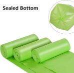 13-15 Gallon Trash Bags Plant Based Garbage Bags Recycling Unscented Tall Kitchen Trash Bags for Kitchen, Yard, Lawn,Office(75 Counts, Green) - Image 4