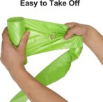13-15 Gallon Trash Bags Plant Based Garbage Bags Recycling Unscented Tall Kitchen Trash Bags for Kitchen, Yard, Lawn,Office(75 Counts, Green) - Image 5