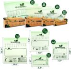 Compostable Quart Size Zip Bags 25 Count Extra Thick 2 mil Resealable, Leak-Proof, Freezer Safe Disposable Food Storage Bags, BPI and OK Compost Home Certified, ASTM D6400 - Image 3