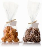 Morepack Cellophane Treat Bags, 4x9 Inches 200 Pcs OPP Plastic Treat Bags with 200 Twist Ties for Gift Wrapping,Packaging Candies,Bakery, Cookies, Chocolate,Party Favors - Image 4
