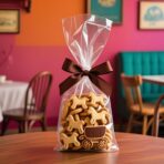 Morepack Cellophane Treat Bags, 4x9 Inches 200 Pcs OPP Plastic Treat Bags with 200 Twist Ties for Gift Wrapping,Packaging Candies,Bakery, Cookies, Chocolate,Party Favors - Image 8