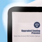 12 Pack Large Strong Moving Bags with Zippers & Carrying Handles - Water-Resistant - Heavy Duty Storage Tote for Space Saving, Fold Flat, Alternative to Moving Box (Semi-Transparent) - Image 5